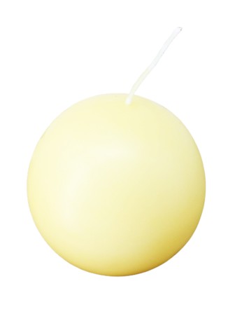 Свеча Шар цвета слоновой кости, 55 мм