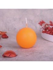 Свеча Шар оранжевый, 55 мм