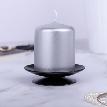 Свеча пеньковая Серебряная, 5 см Омский свечной