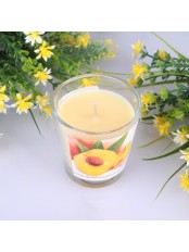 Свеча ароматические в стакане "Персик" 