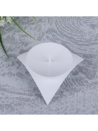 Подсвечник "Звездочка" белый