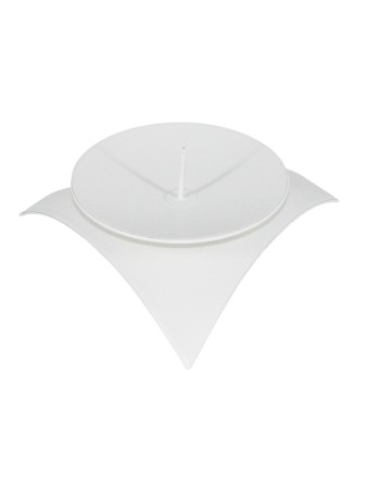 Подсвечник "Звездочка" белый