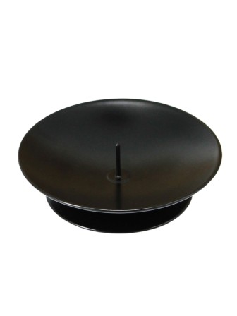 Подсвечник "Лотос" черный