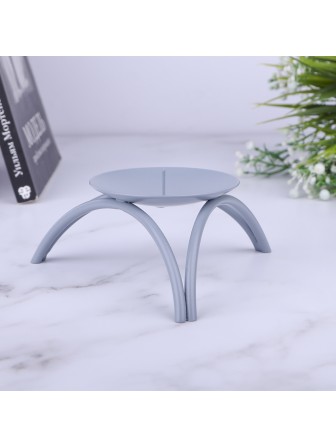 Подсвечник "Олимп" серый