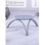 Подсвечник "Олимп" серый