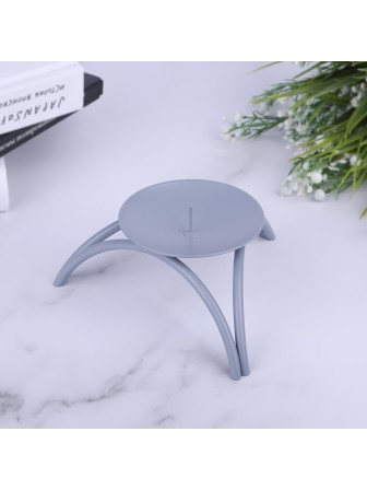 Подсвечник "Олимп" серый