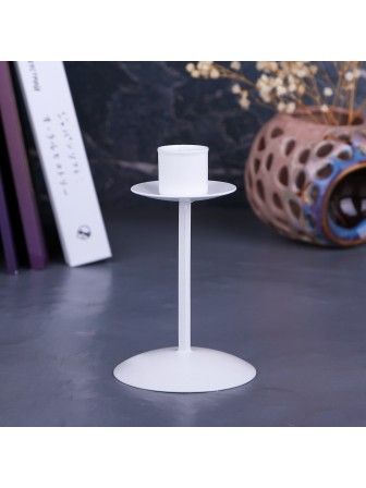 Подсвечник "Боб" белый