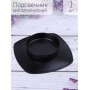 Подсвечник "Таблетка" черный