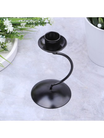 Подсвечник "Моно" черный