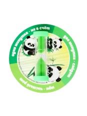 Часы песочные детские на присоске Стеклоприбор тип 3 исп. 2, зеленые