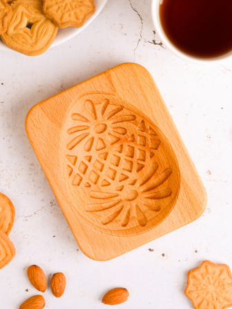 Форма для пряника (пряничная доска) Buken «Яйцо пасхальное узорное»