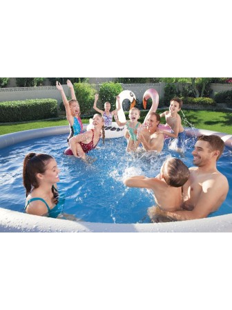 Бассейн Bestway 57313 надувной, 457х84 см, 9677 л