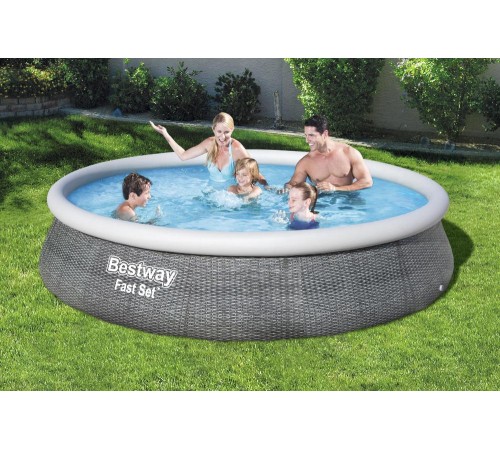 Бассейн Bestway 57376 надувной, 396х84 см, 7340 л