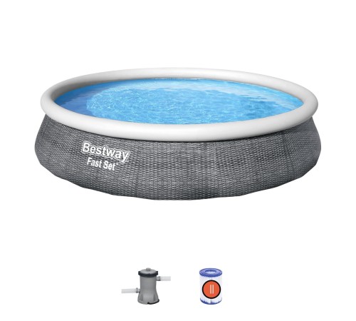 Бассейн Bestway 57376 надувной, 396х84 см, 7340 л