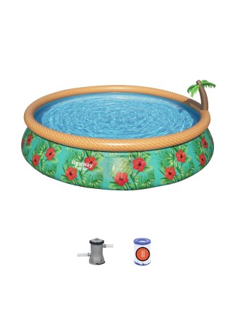 Бассейн Bestway 57416 надувной, 457х84 см, 9677 л