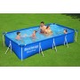 Бассейн Bestway 56424 каркасный, 400х211х81 см, 5700 л, фильтр-насос 1249 л/ч