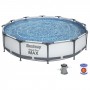 Бассейн Bestway 56416 каркасный, 366х76 см, 6473 л, фильтр-насос 1249 л/ч