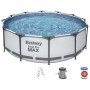 Бассейн Bestway 56418 каркасный, 366х100см, 9150 л, фильтр-насос 2006 л/ч, лестница