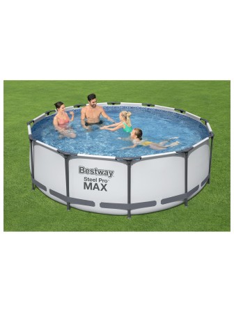 Бассейн Bestway 56418 каркасный, 366х100см, 9150 л, фильтр-насос 2006 л/ч, лестница