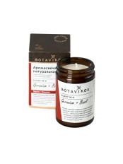 Аромасвеча Botavikos "Герань-Базилик", 90 г