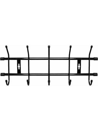Вешалка настенная Nika 5 крючков ВН5/Ч черная