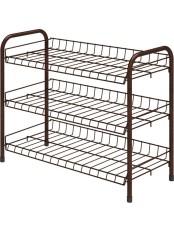 Этажерка для обуви Ника ЭТ5/А медный антик 3-х ярусная 