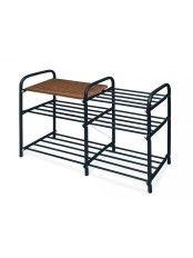 Этажерка НИКА Люкс ЭТЛ4/ДА Дуб антик фристайл, 3-х ярус.