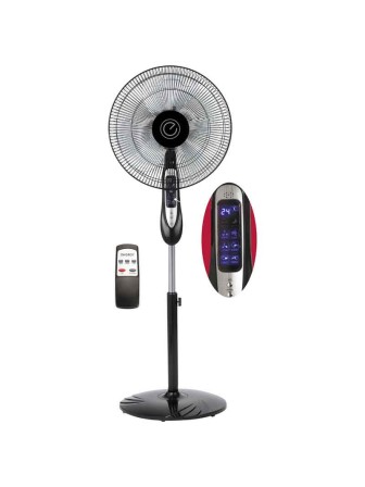 Вентилятор напольный ELEGANCE EN-1617 с пультом, 16 дюйм, черный 