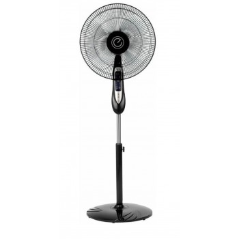 Вентилятор напольный ELEGANCE EN-1617 с пультом, 16 дюйм, черный 