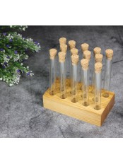 Пробирки для специй и декора на подставке 14 шт. Стеклоприбор