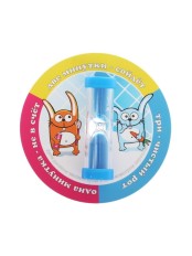 Часы песочные детские на присоске Стеклоприбор тип 3 исп. 2, синие