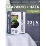 БАД Грибная серия "Агарикус+Чага с мумиё" нормализует обмен веществ, 30 капсул