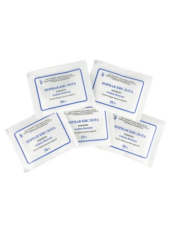 Борная кислота порошок, дезинфицирующее средство 10 г пакет x 5 шт