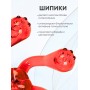 Массажер ЛАПОНЬКА-2 красный, 5 массажных элементов с шипами