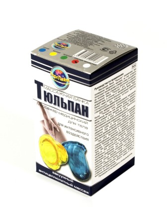 Массажер ТЮЛЬПАН для интенсивного воздействия, зеленый (2 шт в коробке)