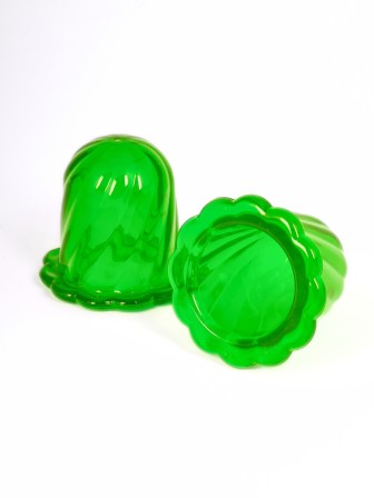 Массажер ТЮЛЬПАН для чувствительной кожи, зеленый (2 шт в коробке)