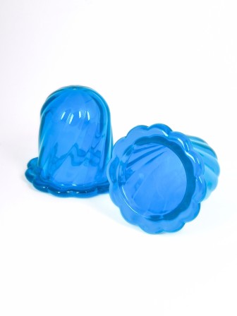 Массажер ТЮЛЬПАН для чувствительной кожи, синий (2 шт в коробке)