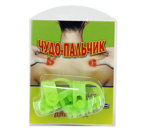 Массажер ЧУДО-ПАЛЬЧИК зеленый (2 шт в упаковке)
