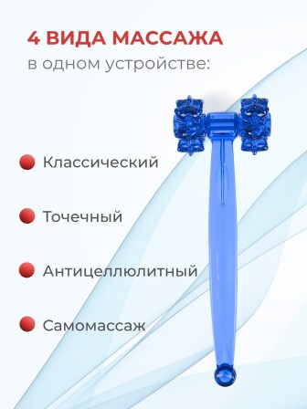 Массажер ЧУДО-РОЛИК синий