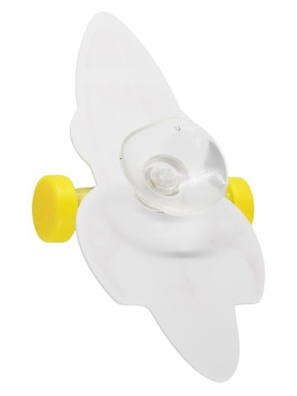 Часы песочные детские на присоске "Чистим зубки", ракета синяя