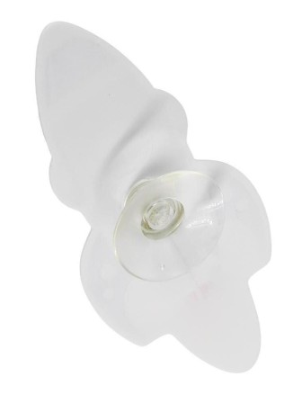 Часы песочные детские на присоске "Чистим зубки", ракета красная, часы желтые