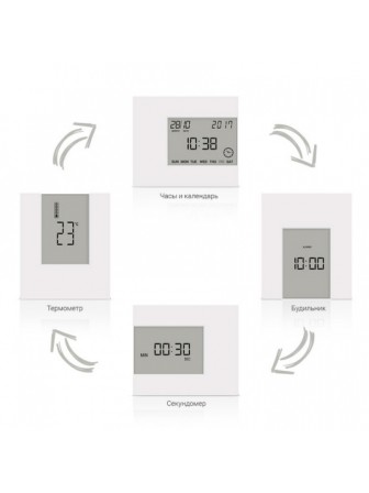 Термометр цифровой с часами Стеклоприбор Т-08, 402344