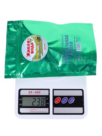 Хрустальная капля 225 г (горный хрусталь, ледяной кварц) активатор воды