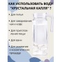 Хрустальная капля 225 г (горный хрусталь, ледяной кварц) активатор воды
