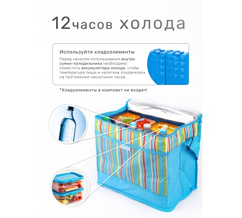 Сумка холодильник изотермическая 25 л для пикника Green Glade P2025