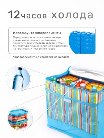 Сумка холодильник изотермическая 15 л Green Glade P2015