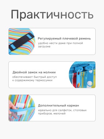 Сумка холодильник изотермическая 15 л Green Glade P2015