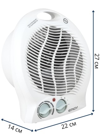 Тепловентилятор электрический ENGY EN-514 2 кВт, 2 ступени нагрева