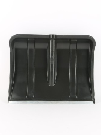 Лопата снеговая пластиковая Богатырь с алюминиевой планкой, без черенка