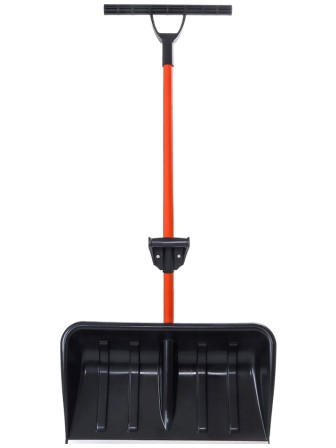 Лопата-скрепер для снега Стандарт Ратник с ручкой силы